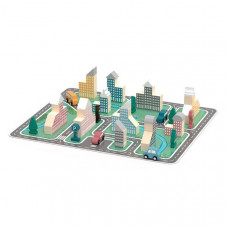 Деревянный игровой набор Viga Toys PolarB Город, 56 эл. (44040)