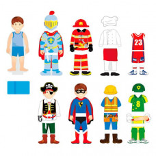 Набір магнітів Viga Toys Гардероб хлопчика (50021VG)