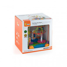 Дерев'яний лабіринт на колесах Viga Toys Шестерінки (50120)