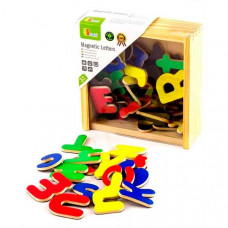 Набір магнітних букв Viga Toys Англійські великі і малі, 52 шт. (50324)