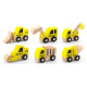 Набір іграшкових машинок Viga Toys Будтехніка, 6 шт. (50541)