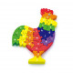 Дерев'яний пазл Viga Toys Півник по буквах і числах (55244)