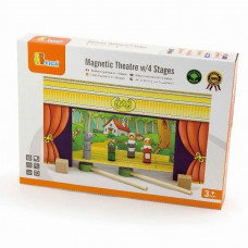 Дерев'яний ігровий набір Viga Toys Магнітний театр (56005)