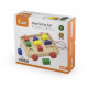 Деревянный сортер Viga Toys Тележка с фигурами (58583)