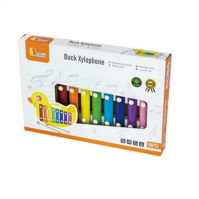 Музична іграшка Viga Toys Ксилофон-каченя (59769)