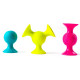 Набор сенсорных погремушек на присосках Fat Brain Toys pipSquigz 3 шт.  (F089ML)