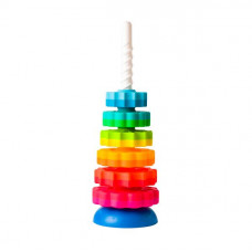Пирамидка винтовая тактильная Fat Brain Toys SpinAgain  (F110ML)