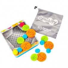 Головоломка Разноцветные шестерёнки Fat Brain Toys Crankity  (F140ML)