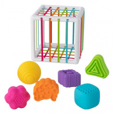 Куб-сортер со стенками-шнурочками Fat Brain Toys InnyBin  (F251ML)