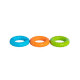 Игрушка тактильная Магнитные кольца Fat Brain Toys SillyRings 3 шт.  (F269ML)