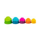 Пирамидка тактильная Чашки Fat Brain Toys dimpl stack  (F293ML)