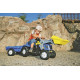 Трактор New Holland з ковшом і причепом (23929)