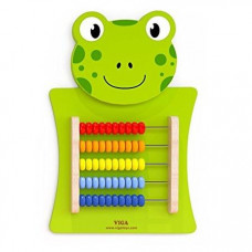 VIGA Дерев'яна  жаба з рахівницею Wall - Abacus (50679)
