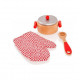 VIGA Іграшковий кухонний набір Cooking Kit - Червоний (50721)