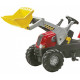 Rolly Toys Трактор Junior червоний з причепом та ковшом (811397)
