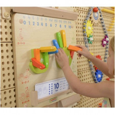 MASTERKIDZ Навчальна дошка " Пальчики що лічать до 10" Counting (ME09524)