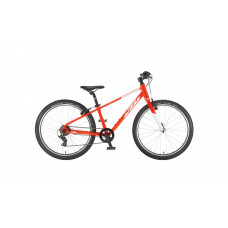 Велосипед KTM WILD CROSS 24" орнжевый (белый), 2021 (21242100)