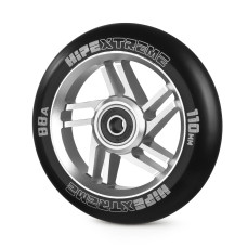 Колесо для трюкового самоката Hipe H5 110мм, Silver/Black PU (420030)