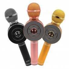 Микрофон-колонка bluetooth WS-668. Черный (1329323259)