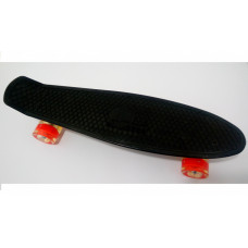 Penny board Черный цвет Матовые колеса (1452876857)
