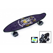 Penny Board С Ручкой "Street King" Светящиеся колеса (1475645295)