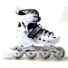 Ролики Scale Sports. White LF 905, размер 29-33 (1932601125-S)