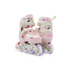 Ролики Scale Sports Pink LF 605, размер 29-33 (2011782854)