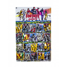 Фигурки Fortnite 10 Season на листе (26940)