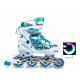 Ролики Scale Sports LF 601B мятно-белые, размер 29-33 (LF 601B-S)