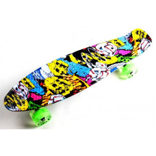 Penny Board "Fish" Joker Светящиеся колеса (PFO021)