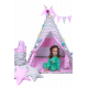 Вигвам Хатка комплект Мечта Розовый с серым (2291)