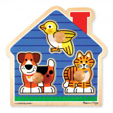 Формовий пазл для малюків "Домашні тварини" Melissa&Doug (MD2055) (MD12055)