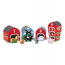 Набір блоків-сараїв з тваринами Melissa&Doug (MD12434)