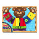 Дерев'яна дошка - застібки Melissa&Doug (MD3784) (MD13784)