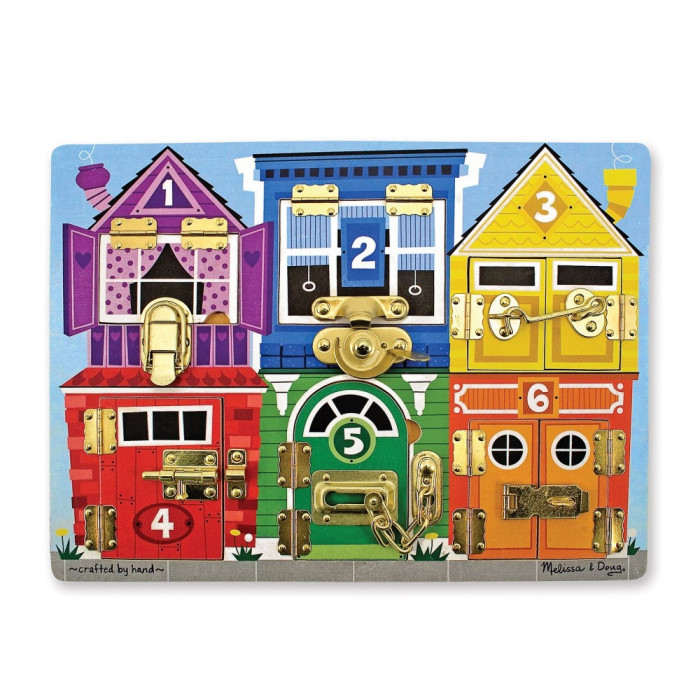 Дерев'яна дошка із засувками Melissa&Doug (MD13785)