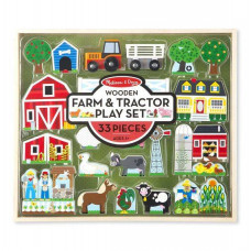 Дерев'яний ігровий набір "Ферма і трактор" Melissa&Doug (MD14800)
