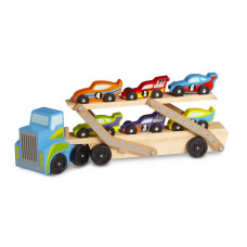 Дерев'яний мегатягач автомобілів Melissa&Doug (MD12759) (MD2759)