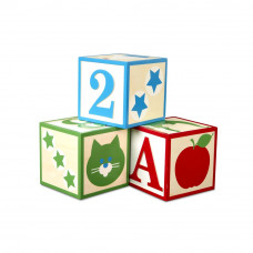 Набір з 3-х великих дерев'яних кубиків Melissa&Doug (MD30543)