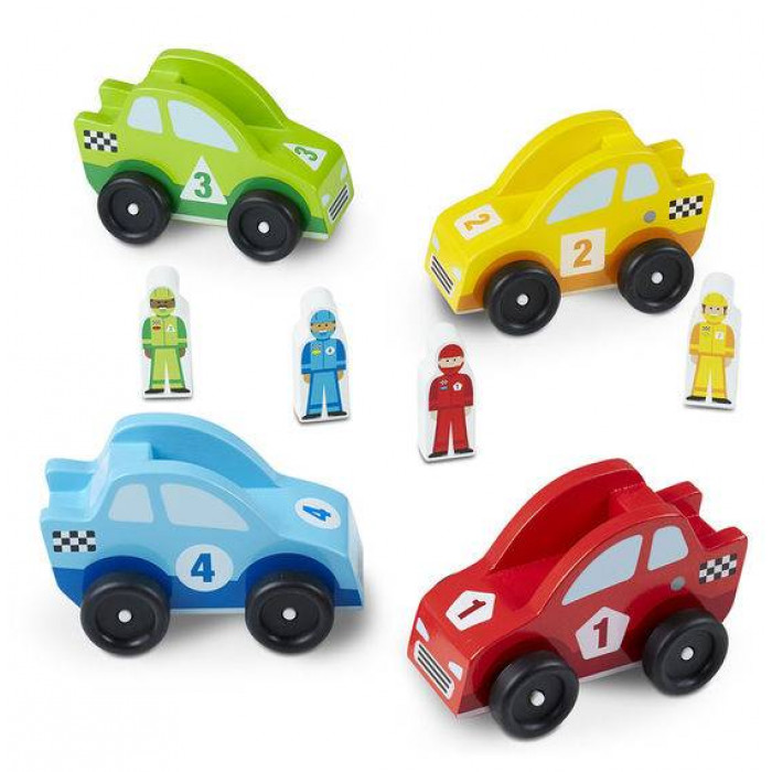 Дерев'яний набір "Гоночні автомобілі" Melissa&Doug (MD706)