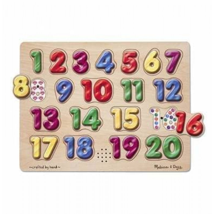 Звуковий пазл "Іспанські цифри" Melissa&Doug (MD724)