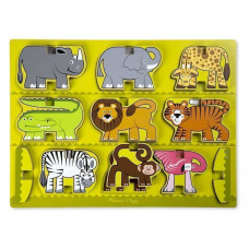 Дерев'яна головоломка-укладка "Сафарі" Melissa&Doug (MD9024)