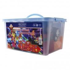 Магнітний конструктор МАГНІКОН, 268 деталей Plastic box (MK-268)
