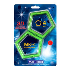 Додатковий набір МАГНІКОН, п'ятикутник, 4 штуки (MK-4-5У)