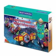 Магнітний конструктор МАГНІКОН, 83 деталей (MK-83)