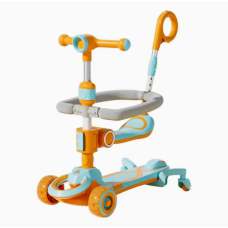 Самокат CITY LINE 4in1 Baby Care 388 (Оранжевый) (606s2563)