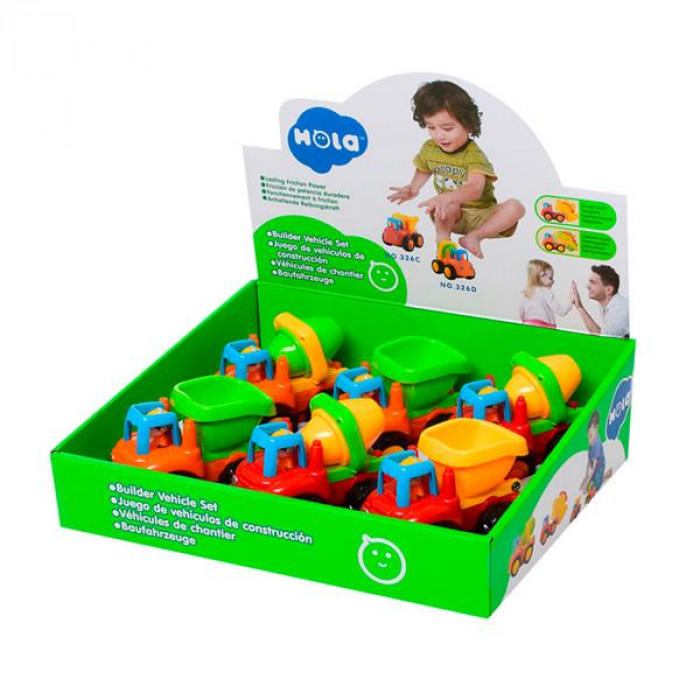 Іграшка Hola Toys Строймашінка 6 шт. (326CD-6)