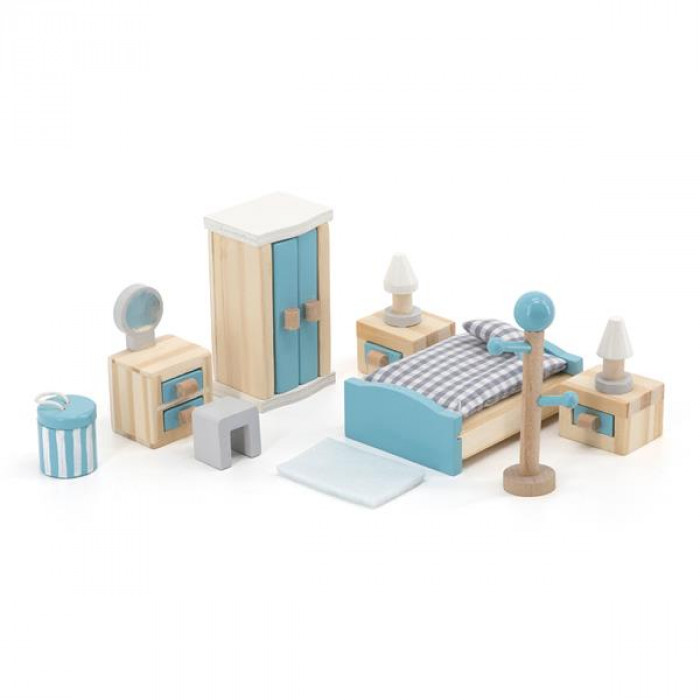 Деревянная мебель для кукол Viga Toys PolarB Спальня (44035)