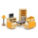 Деревянная мебель для кукол Viga Toys PolarB Гостиная (44037)