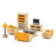 Деревянная мебель для кукол Viga Toys PolarB Гостиная (44037)