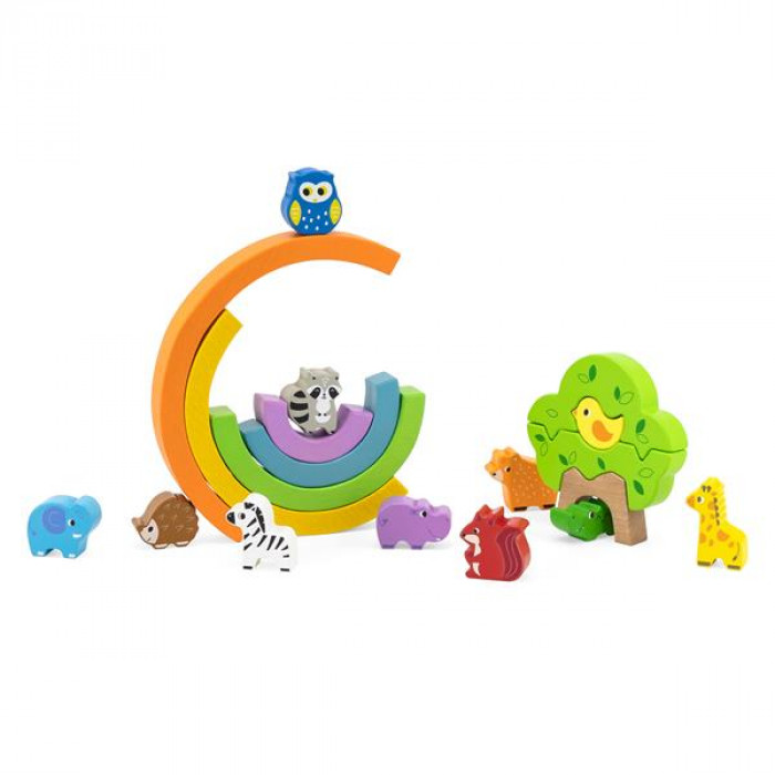 Деревянная игра-баланс Viga Toys Радуга (44590)